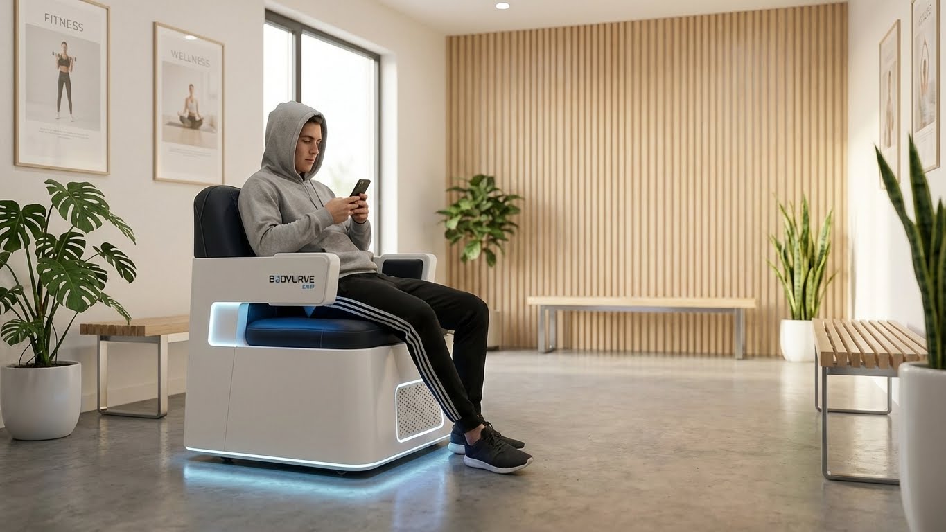 EMP Chair im EMS Studio Wartebereich